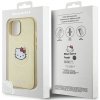 Hello Kitty HKHMP14SPGHCKD iPhone 14 / 15 / 13 6.1 złoty/gold hardcase Leather Kitty Head MagSafe